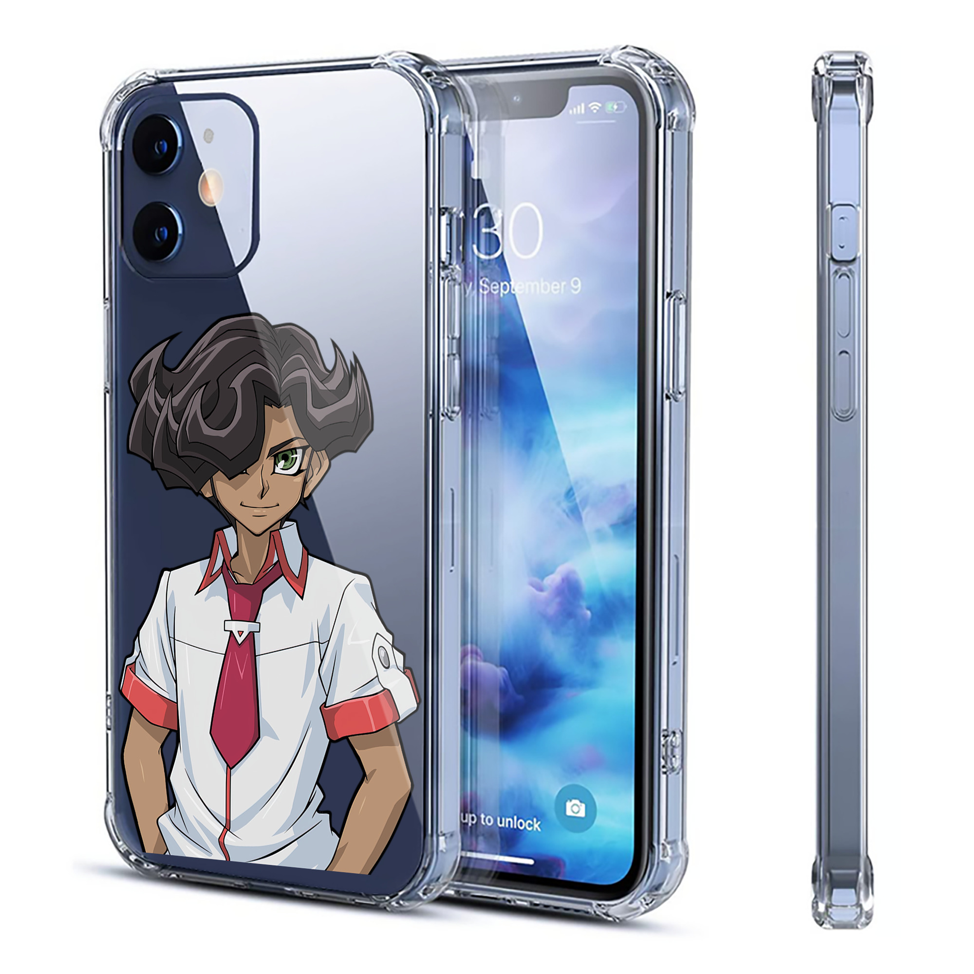 （画像用） 遊☆戯☆王 Yu-Gi-Oh! 【iPhone 12シリーズ対応】透明スマホケース（クリアソフトケース）
